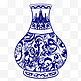 青花瓷瓷瓶子