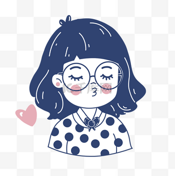 卡通情侣头像女生