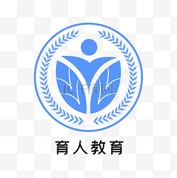 淘宝店logo图片_蓝色学校LOGO