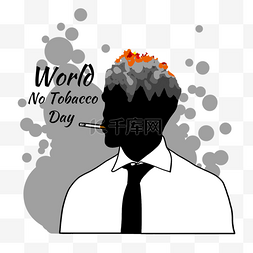 world no tobacco day世界无烟日燃烧的