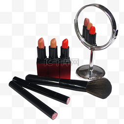 组合化妆品图片_化妆品口红镜子组合