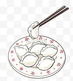 过年吃饺子图片_冬至吃饺子