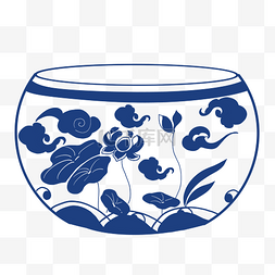 青花瓷瓷器瓷缸