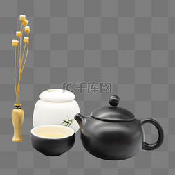 茶壶黑色图片_黑色茶具实物
