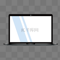 笔记本电脑素材图片_简洁笔记本电脑相框