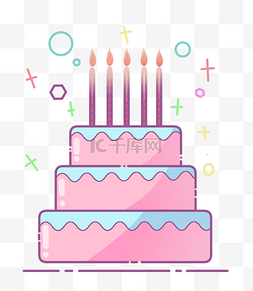 多层蛋糕素材图片_多层蛋糕生日
