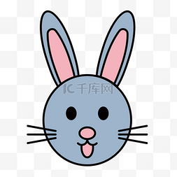 灰色小兔子图标