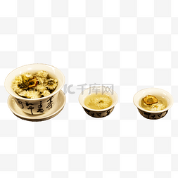 茶道禅意图片_复古中国风茶道茶叶菊花茶山楂