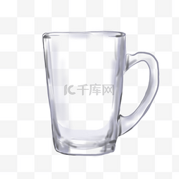 白色透明水杯