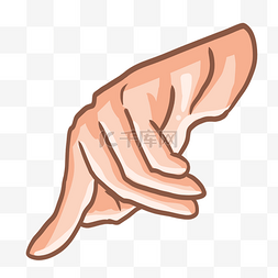 指的手势创意插图