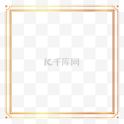 大气简约金色图片_烫金渐变欧式简约边框