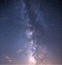 夜晚银河系星空