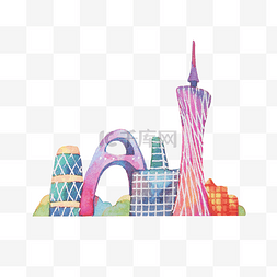 景点标志图片_城市地标建筑广州