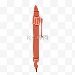 钢笔画笔图片_粉红色的画笔插画