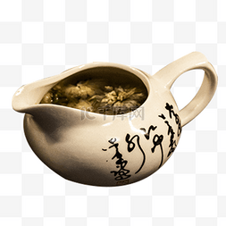 茶道禅意图片_菊花茶茶道山楂茶叶特写