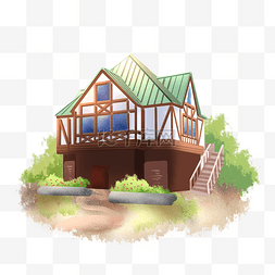 木质民宿房屋