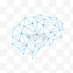 科技大脑大脑图片_智能科技蓝色类脑芯片类脑智能