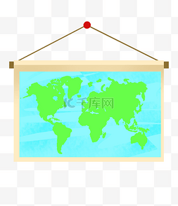 中式餐厅挂画图片_世界地图挂画