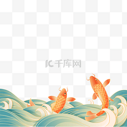 海浪图片_海浪里的鱼