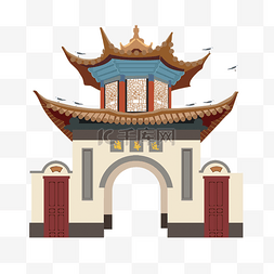 云南建筑图片_云南中式地标建筑