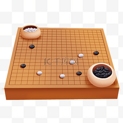 围棋棋盘和棋子