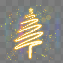 圣诞光效发光圣诞树