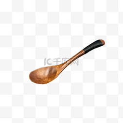 木筷调羹图片_一把木质的汤勺