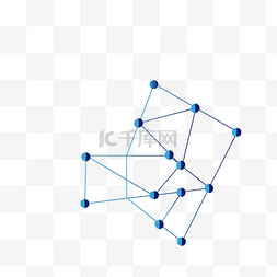 企业会议展板图片_点线线条创意几何