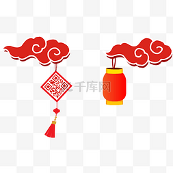 中二背景图片_红色中国风二维码海报背景