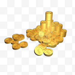 金币一堆金币图片_金币堆金钱一堆金币