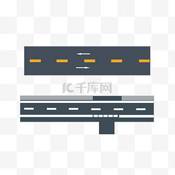 卡通马路图片_马路道路卡通插画