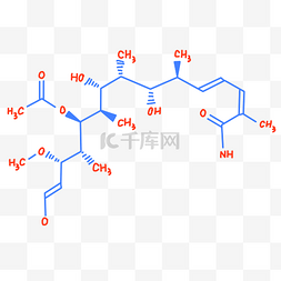 科学实验DNA链插画