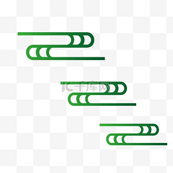 绿色装饰图标免扣图