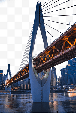 金门大桥线图图片_重庆千厮门大桥