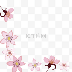 樱花素材图片_樱花花朵装饰