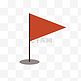红旗标杆矢量图