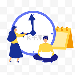 女士休闲腰带图片_时间管理有效性钟表人物