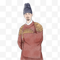 朝鲜君主帝王皇上古代手绘元素