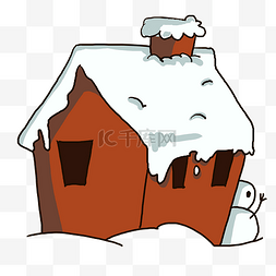 被雪覆盖的房子