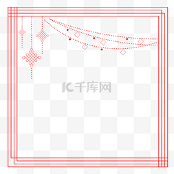 中国风边框图片_简约线条中国风边框