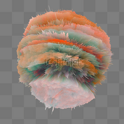 星云图片_复古油画色宇宙星云抽象蘑菇云