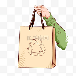 手提袋纸袋图片_环保购物手提纸袋