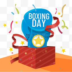 boxing day sale蓝色手套