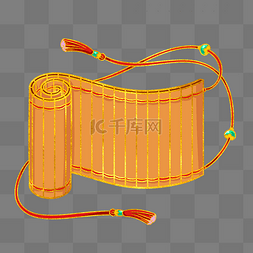 书卷中国风金边书简