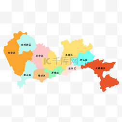 地标位置图片_深圳旅游地图