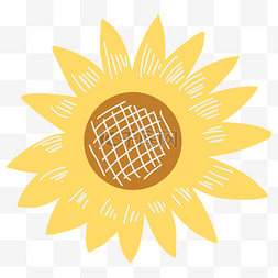 太阳花图片_向日葵手绘