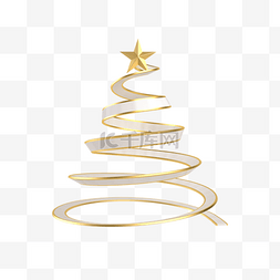 圣诞节白金图片_圣诞圣诞节立体创意圣诞树