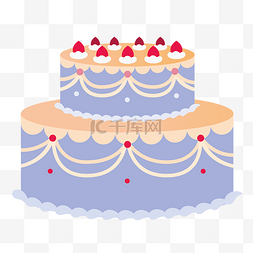 美味的蛋糕图片_美味的生日蛋糕插画