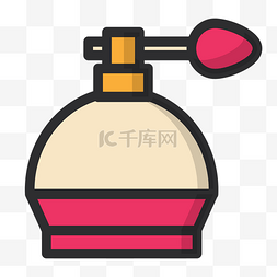 香水瓶子图片_彩色手绘香水瓶子元素