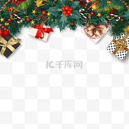 礼物圣诞盒子图片_圣诞圣诞节彩色创意边框